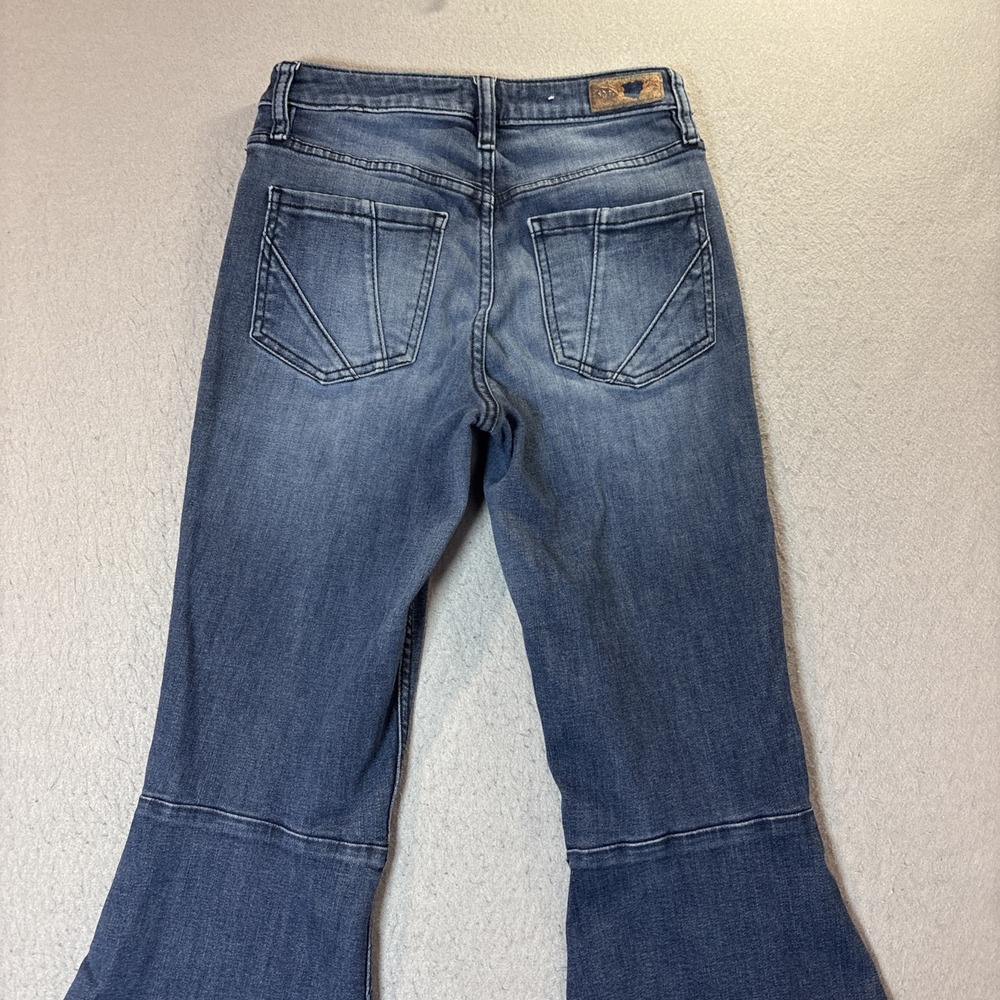 Shyanne Jeans Women's 28 Super Flare Bell Bottom Ripp Style Lot of 2 - Picture 6 of 16